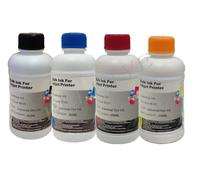 Ricarica inchiostri color compatibile per Brother Canon Epson HP Flaconi 4x250ml