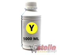 RICARICA INCHIOSTRO GIALLO 1 LITRO PER CARTUCCE HP EPSON CANON BROTHER LEXMARK
