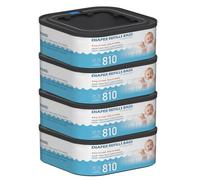 Ricarica Jumbo Square per sacchetti di smaltimento compatibili con pannolini Genie Compact, Select e Classic, contiene fino a 810 pannolini per ricarica, 4 confezioni
