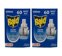 Ricarica Liquida 60 Notti Classico, per Diffusore Antizanzare 36ml (2 Unità)