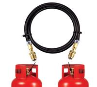 Ricarica LPG Bottiglia, Trasferimento Gas, Propano Cilindro 2 X Pol Girevole 2 M