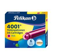 Ricarica penna Pelikan 321075 Rosa Blu Giallo 6 pezzi