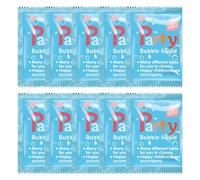 Ricarica per bolle di sapone - 10 ml x 10 bustine, concentrato per macchine a bole, soluzione di sapone per giocare con le bolle | portatile, per bambini, forniture per feste, giochi all'aperto, even