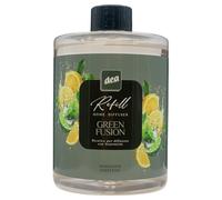 Ricarica Per Diffusore a Bastoncini Refill, Disponibile In Diverse Fragranze Corpose Ed Avvolgenti, Capaci Di Creare Sensazioni Olfattive Uniche 500ml (Unità, GREEN FUSION)