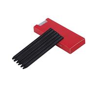 Ricarica per matita da 5,6 mm, ricambio per matite meccaniche automatiche, grafit, 6 ricariche di piombo di carbone di durezza media morbida per disegni, ombreggiature, schizzi artistici