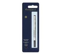 Waterman Ricarica per Penna Roller, Punta Fine con Inchiostro Blu, 1 Pezzo