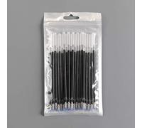Ricarica per penne a sfera con punta fine, per la scuola e l'ufficio, 20 pezzi, strumenti da scrittura per lavori di precisione, uso durevole (nero, 0,38 mm, 10 ml)