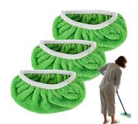 Ricarica per riutilizzabile | Ricambio riutilizzabile per testine di lavaggio, 3 pezzi salviettine detergenti lavabili per pavimenti piastrellati, casa, cucina, bagno, camera da letto