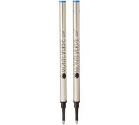 Ricarica per rollerball Monteverde per penne rollerball Waterman a punta fine blu, 2 pezzi per confezione (W222BU)