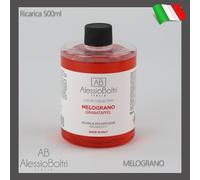 AB Alessio Boltri - Ricarica per diffusori Luxury 500 ml, profumazione Melograno