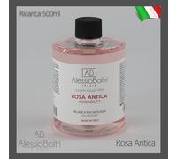 AB Alessio Boltri - Ricarica per diffusori Luxury 500 ml, profumazione Rosa Antica