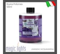 RICARICA PROFUMO AMBIENTE PER DIFFUSORI BASTONCINI 500ML LAVANDA ACQUAMARINA