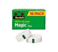 Ricarica rotoli dispenser Scotch Magic Tape originale con finitura opaca 19 mm x