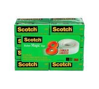 Ricarica rotoli dispenser Scotch Magic Tape originale con finitura opaca 19 mm x
