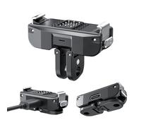 Ricarica Supporto magnetico a sgancio rapido per DJI Osmo Nano accessori, lega di alluminio, adattatore pieghevole, base con foro per viti 1/4, magnete a 180°, ricarica rapida, tipo C, luce UItra