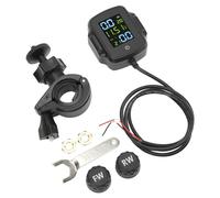 Ricarica USB Moto TPMS, Prestazioni Durature DC 12V Sistema di Monitoraggio della Pressione dei Pneumatici Segnale Stabile Professionale con Display per Moto