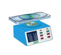 Ricarica Wireless Magnetica For Display Digitale Della Stazione Di Rapida USB PD QC3.0 A 8 Porte