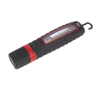 Ricaricabile 360° Ispezioni Luce 14 SMD LED & 3W Nero Ioni di Litio - S