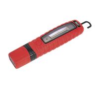 Ricaricabile 360° Ispezioni Luce 14 SMD LED & 3W Rosso Ioni di Litio LED