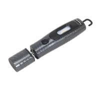 Ricaricabile 360° Ispezioni Luce 7 SMD & 3W LED Carbonio Fibra Effetto Lithiu