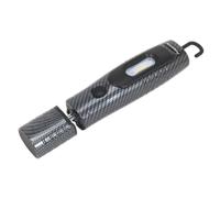 Ricaricabile 360° Ispezioni Luce 7 SMD & 3W LED Carbonio Fibra Effetto Lithiu