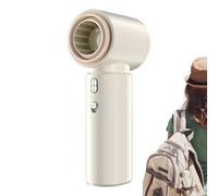 Ricaricabile a mano ventilatore, forte personale Handheld Device, Airflow Control, ventilatore potente per viaggi all'aperto, giochi sportivi, campeggio, 1,69 x 2,17 x 5,04 pollici, beige