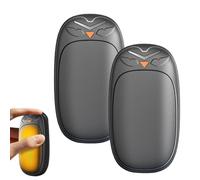 Ricaricabile a mano Warmer, 2-in-1 portatile Pocket Heater with 3 Heat Settings, 3600 mAh USB Fast Heating, Winter for Men & Women, ABS+Aluminum Alloy, 9 x 5 x 1,6 cm, Black