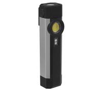 Ricaricabile Alluminio Tasca Luce Con UV 3W Rotondi & 1 SMD LED - Sealey