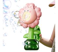 Ricaricabile Bubble Blower, Interactive Flower Toy, Colorful Light Machine, Kids Yard Camping Pool Fun, Indoor Outdoor Playtime Entertainment, Activity Gear for Children, Family, Friends, 28 x 15,5 cm