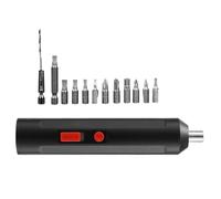 Ricaricabile Cavo Elettrico Screwdriver, USB Tool with Driver Bits, Ideal for Furniture, Electronics, Car Repairs, Crafting, Model Building, DIY Projects, Handymen 6.1 Inches