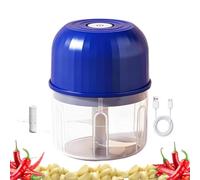Ricaricabile Cordless Food Grinder Electric Garlic Processor USB | Cordless Garlic Chopper Crusher For Home, Farmhouse Kitchen, Picnic, Campeggio Ristorante, Giardino BBQ, Backyard