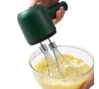 Ricaricabile Egg Beater, Doppio Whisk Mixer Tool, High Speed Stirring with Easy Grip Handle, Compact Kitchen Mixer for Dough and Cream, Portable Baking Gadget with Modern Style, Home Use for Drinks