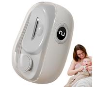 Ricaricabile - Elettrico USB, con luce LED a 3 velocità regolabili e stoccaggio, strumento di toelettatura sicuro portatile per bambini più grandi, adulti, viaggi a casa, manicure