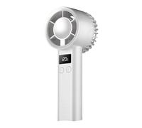 Ricaricabile Handheld Fan - Powerful Personal Ventilator, Quiet Airflow Moltiplier, glowing Electronic Screen | Intelligent Battery Monitor, Summer Outdoor Backpacking Lightweight Cooling Equipment