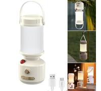 Ricaricabile LED Mini Camping Light, Outdoor Portable Seven Star Ladybug Decorated Cute Pony Light, 3 modalità di luci bianche, lampada gialla calda e lampada bianca calda.