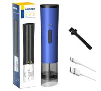 Ricaricabile Pepper Grinder, Electric Mill, Compact Design for Single Hand Use, USB Charging Function, Kitchen Tool Accessory, Cooking and Dining Seasoning Aid
