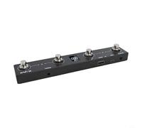 Ricaricabile per MVAVE Chocolate Plus per controller MIDI Footswitch, dispositivo USB a 4 pulsanti per uso a pedale MIDI, include commutazione bancaria e avanzata per personalizzazione codice MIDI
