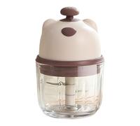 Ricaricabile Piccolo Elicottero Cibo 3 Affilatrici Antiruggine 350ml Contenitore di Vetro Rubinetto Azione per Aglio Zenzero Peperoncini Non ossidato Aglio Tritacarne Mobile