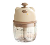 Ricaricabile Piccolo Elicottero Cibo 3 Affilatrici Antiruggine 350ml Contenitore di Vetro Rubinetto Azione per Aglio Zenzero Peperoncini Non ossidato Aglio Tritacarne Mobile