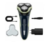 Ricaricabile Rasoio Elettrico Uomo: Rasoio Elettrico Type-C 120 Minuti (Verde)