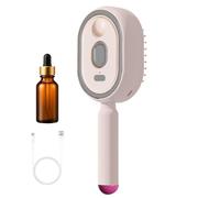 Ricaricabile Steam Comb, Hair Detangling Brush, Straightener Tool with Reliable Texture, Compact Utility with Oil Cup, 140 g Beauty Accessory, Effective Solution for Home Travel Everyday Smoothing
