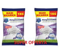 RICARICHE AIR MAX SALI ASSORBIUMIDITA' UNIVERSALI 2 PEZZIx1000GR MANGIAUMIDITA'.