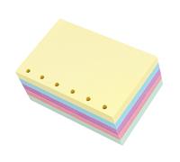 Ricariche di carta perforata a fogli mobili da 250 pagine foderate per