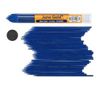 Ricariche di piombo June Gold 36 blu da 2,0 mm, spessore spesso per penne pesanti