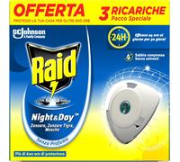 Ricariche Night & Day antizanzare elettrico inodore 3 pezzi