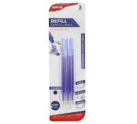 Ricariche penna cancellabile, tratto 0.7mm, inchiostro Blu, blister da 3