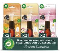 RICARICHE PER DIFFUSORE DI OLI ESSENZIALI ARMONIA ISTANTANEA FRAGRANZE ASSORTITE