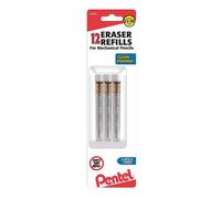 Ricariche per gomme Pentel per matite meccaniche bianche, confezione da 12