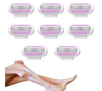 Ricariche per lame di rasoio da donna, 8 rasoi da donna, ricarica per lame Venus, compatibili con rasoio Gillette Venus Smooth per rasatura da donna, lavabile, facile da sostituire (rosa)