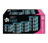 Ricariche per Pattumiera per Pannolini Tommee Tippee per Twist & Click e Sangenic TEC, Confezione da 12